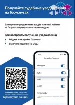 Судебные уведомления и акты можно получать на Госуслугах