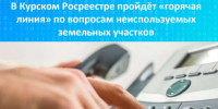 В Курском Росреестре пройдёт «горячая линия» по вопросам неиспользуемых земельных участков. - Тимский район